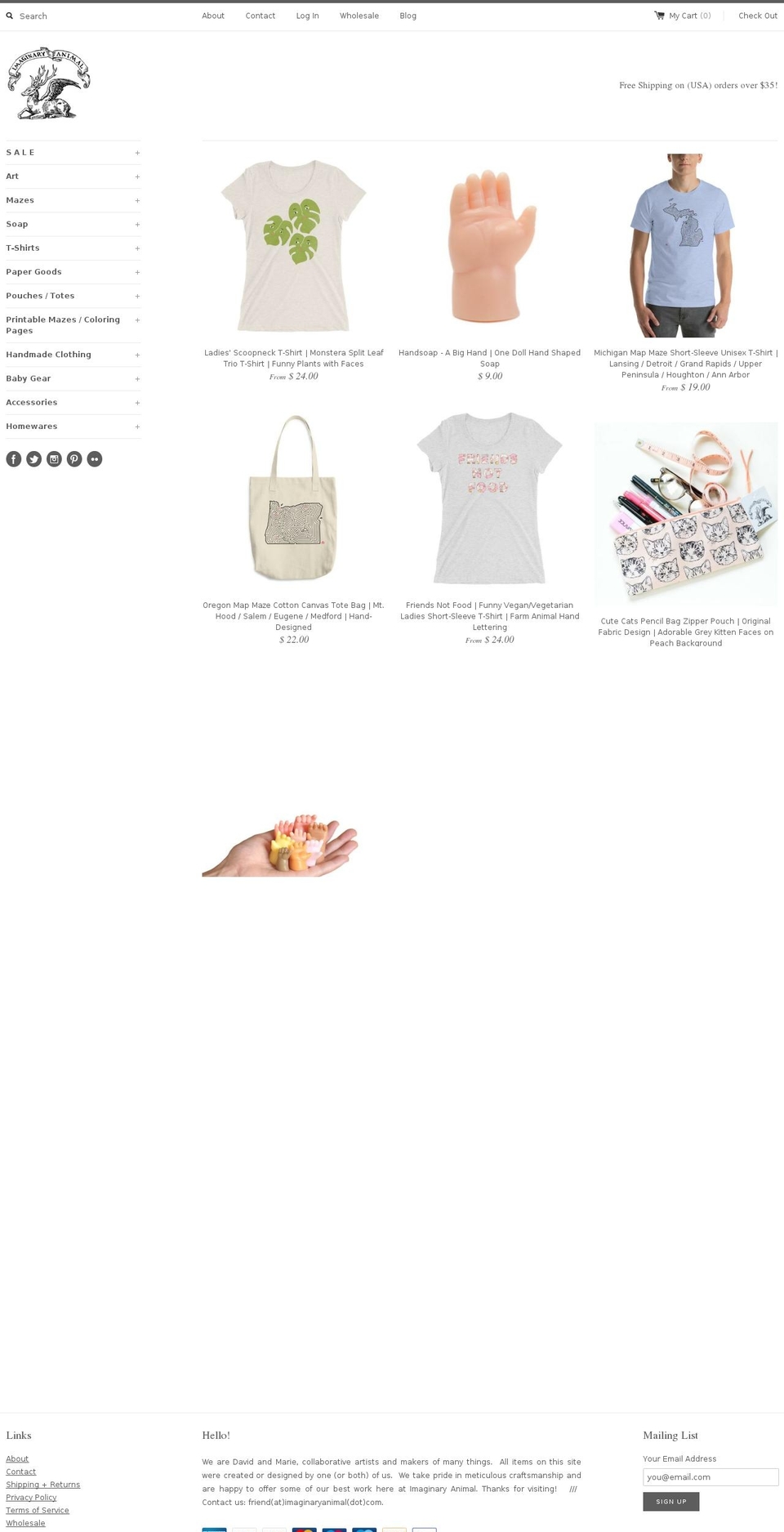 plasticfoliage.com — Shopify storefront screenshot