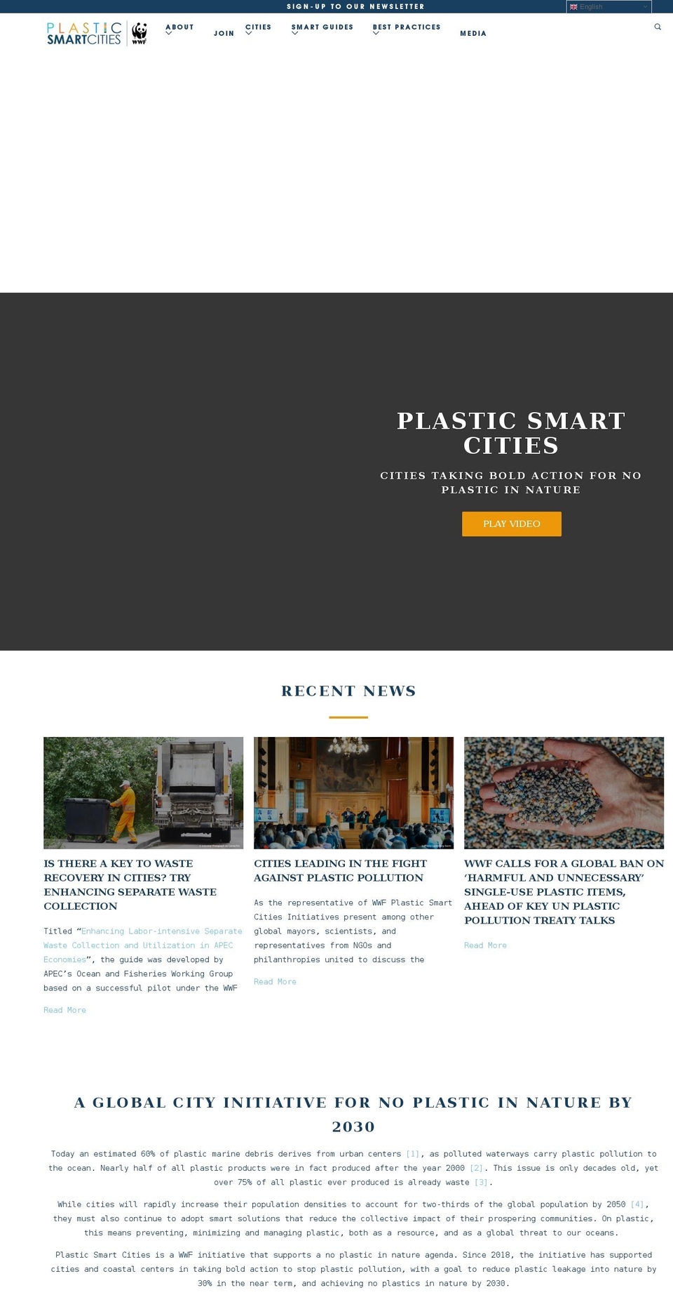 plasticsmartcities.org shopify website screenshot