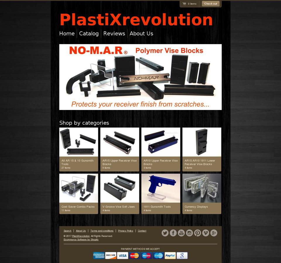 Radiance Shopify theme site example plastixrevolution.net