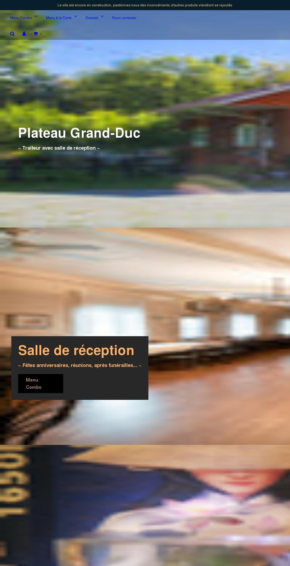 plateaugrandduc.bonsaiorigin.com shopify website screenshot