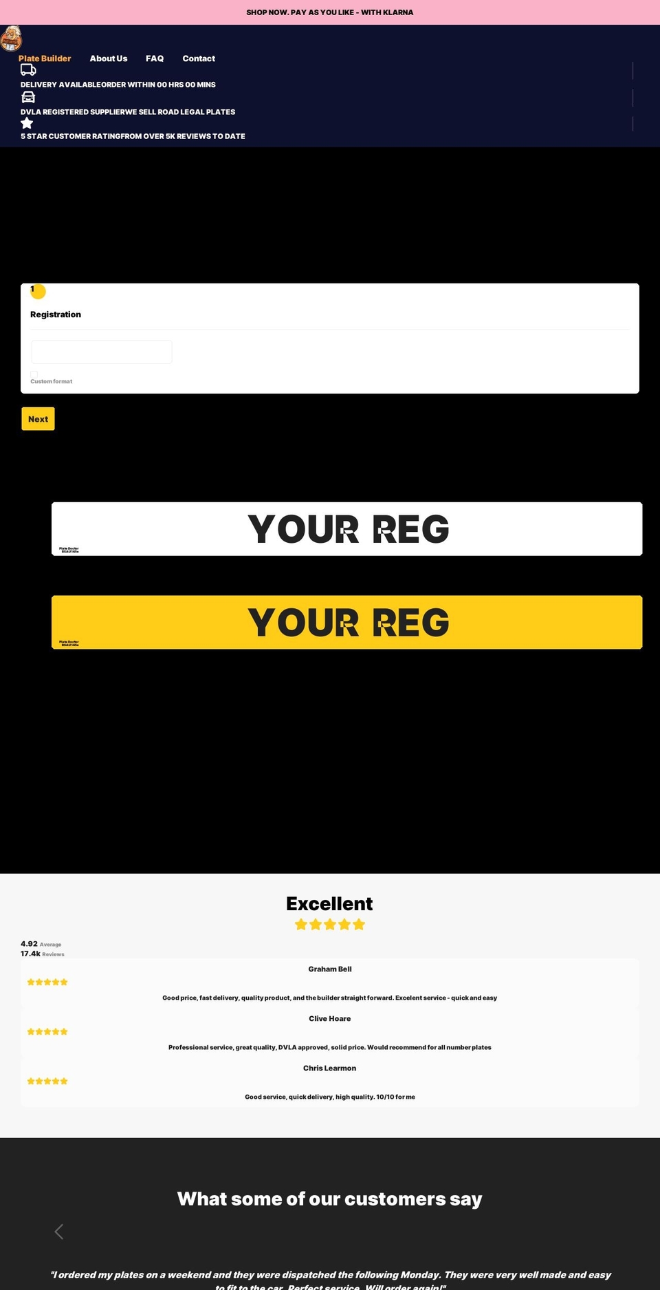 platedoctor.co.uk shopify website screenshot