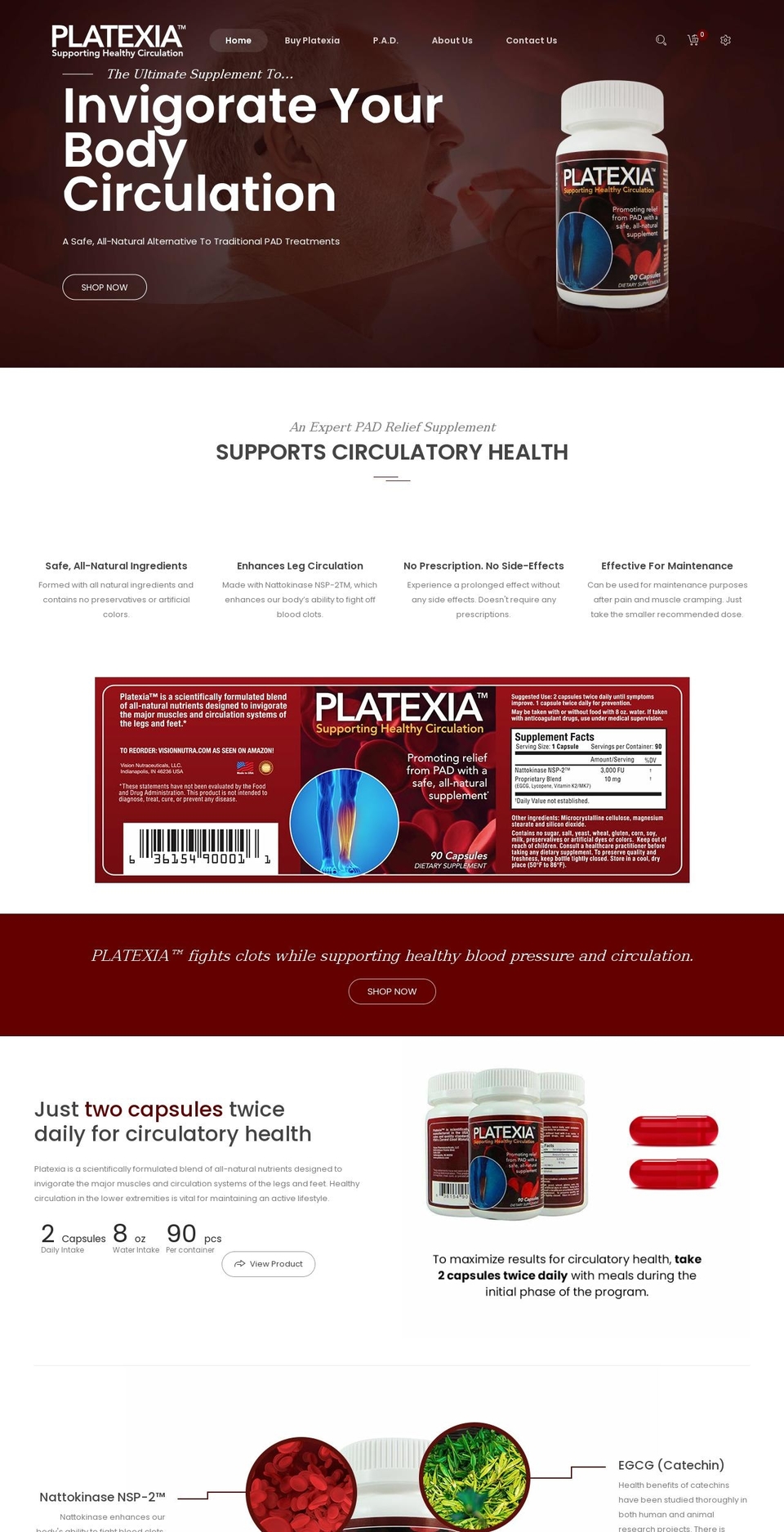 platexia.com shopify website screenshot