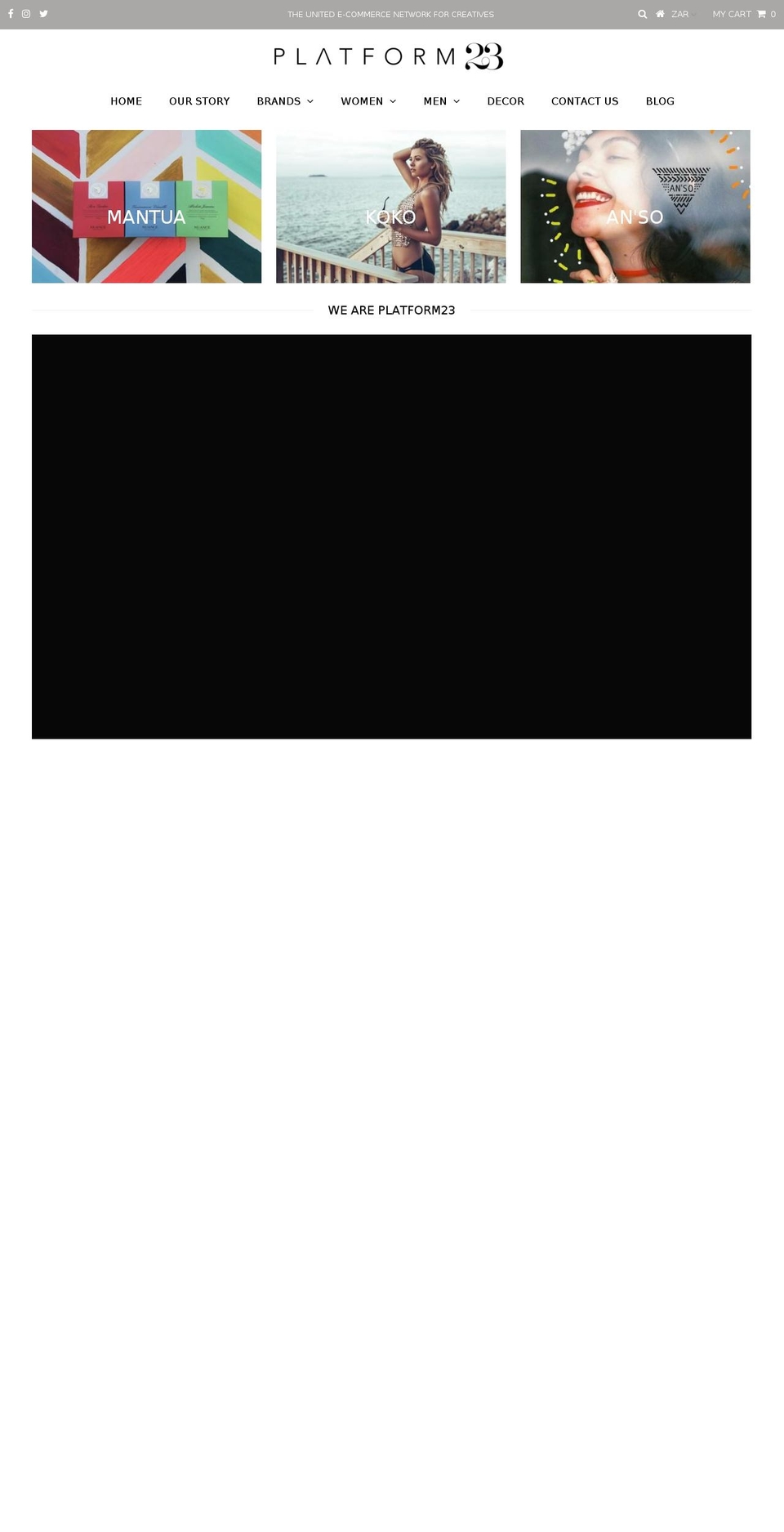 platform23.com — Shopify storefront screenshot