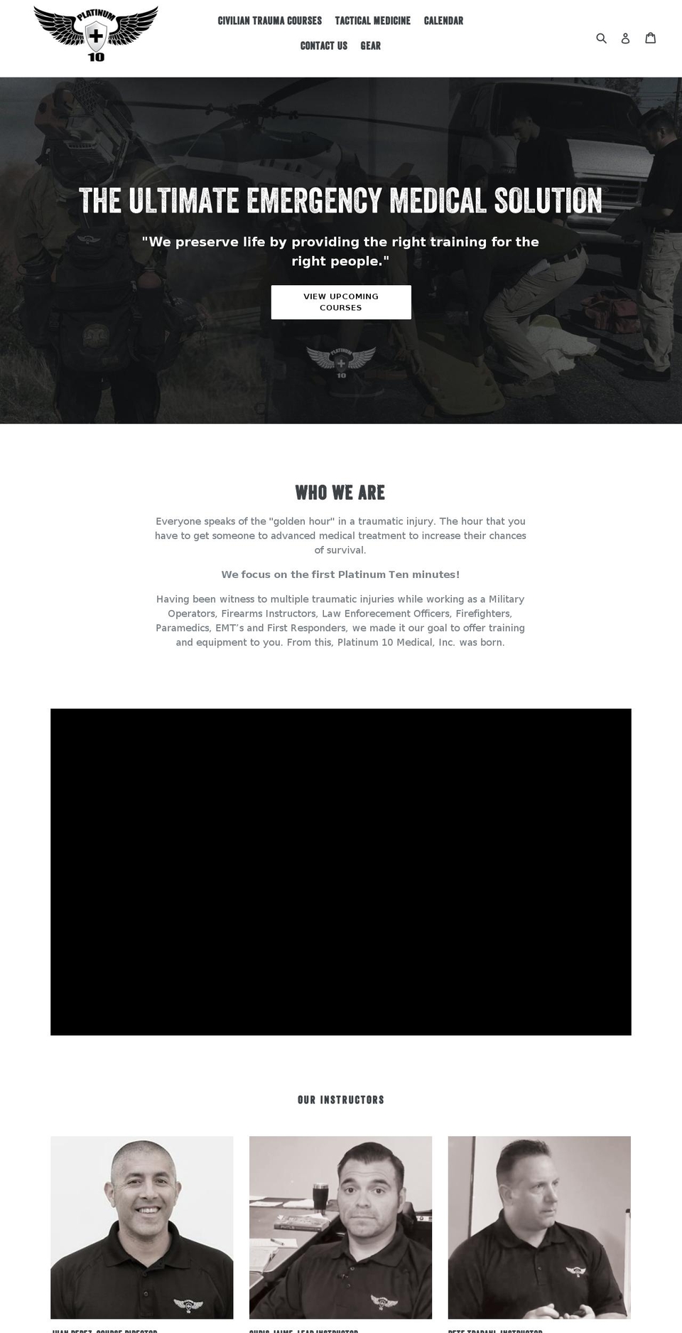 platinum10.com shopify website screenshot