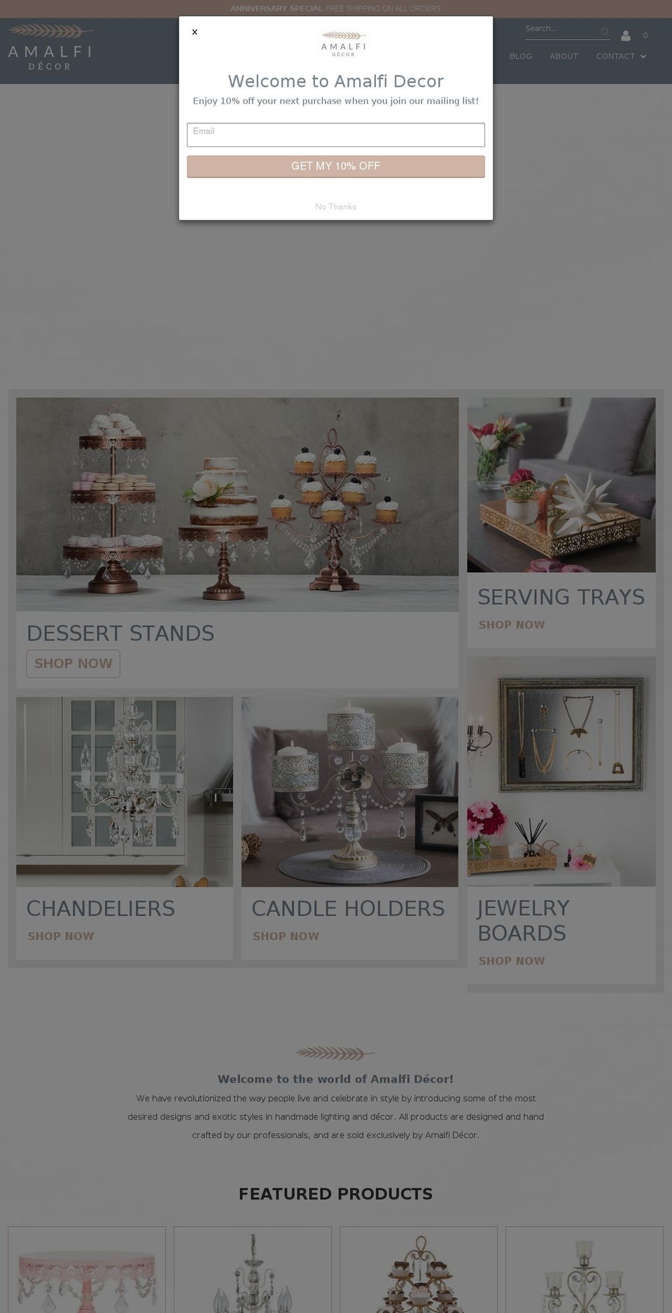 platinumhomedesigns.net shopify website screenshot