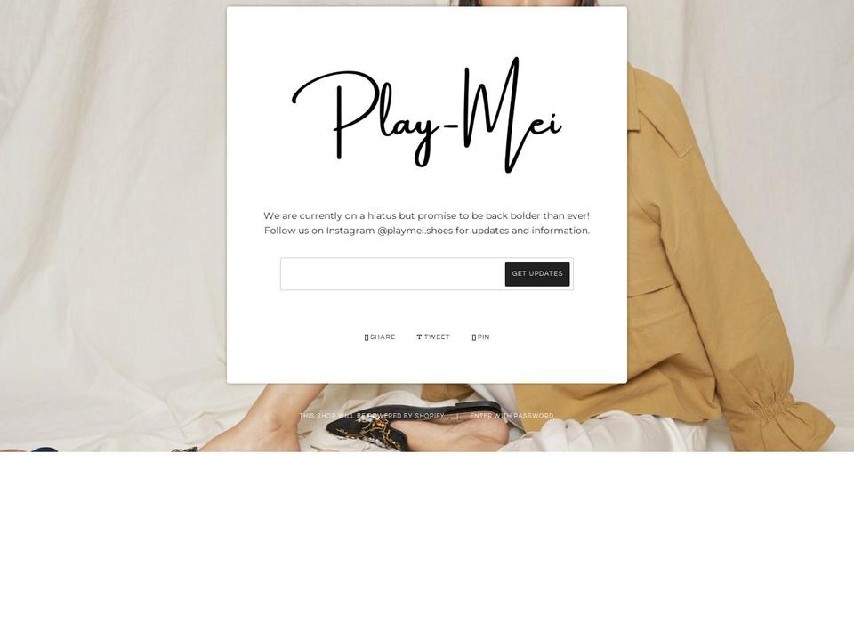 play-mei.com — Shopify storefront screenshot