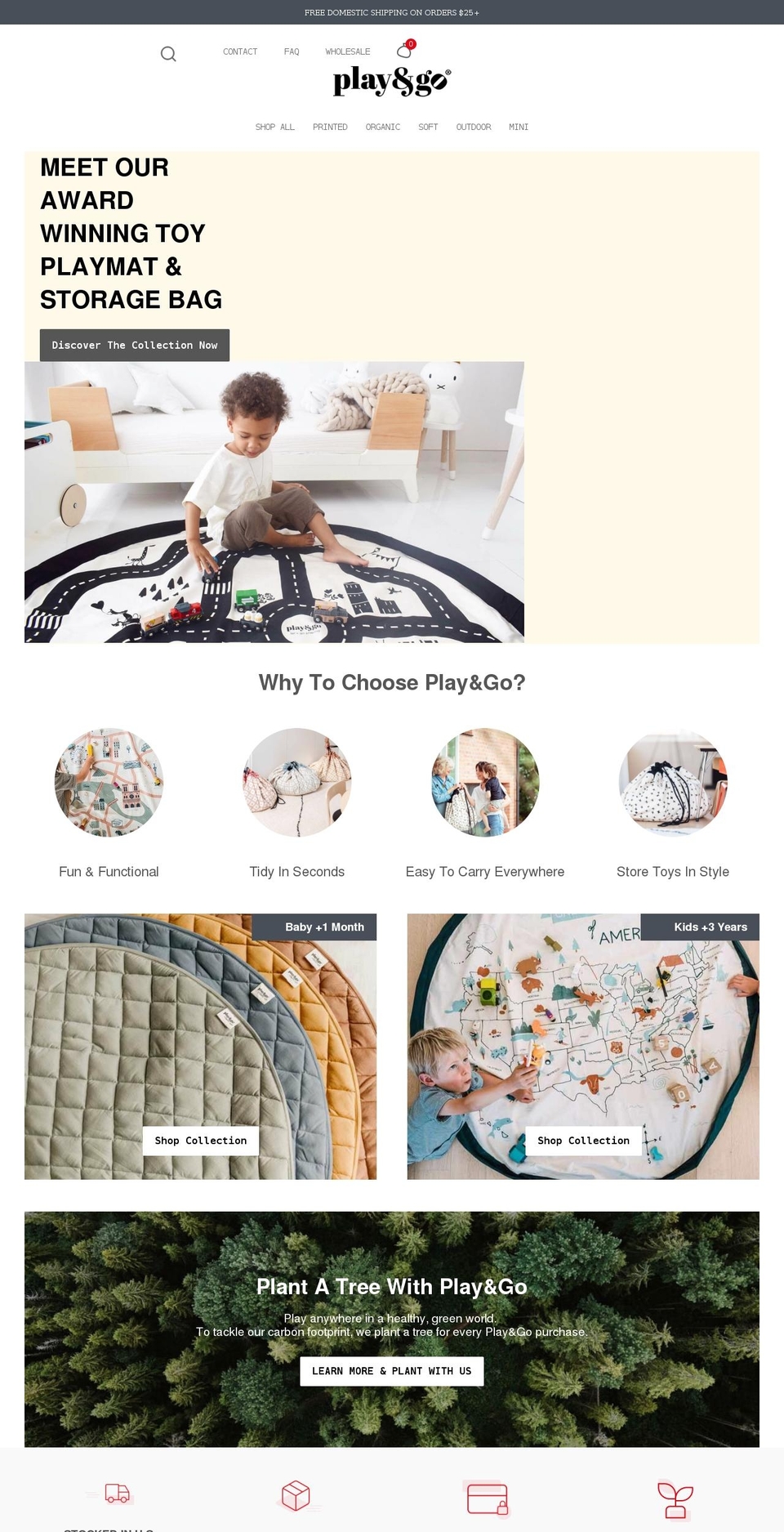 Working of Home banner Update Shopify theme site example playandgo.us