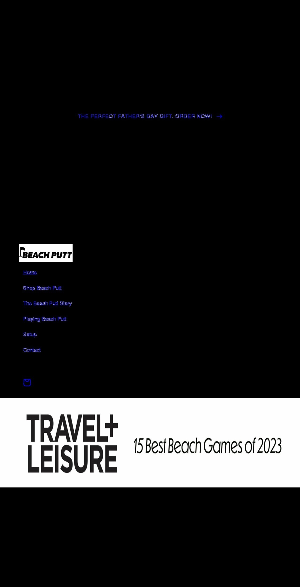 playbeachputt.com shopify website screenshot