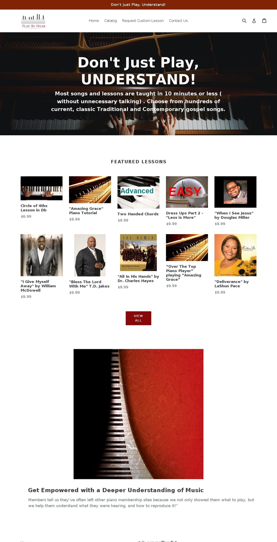 playbyhearshop.com — Shopify storefront screenshot