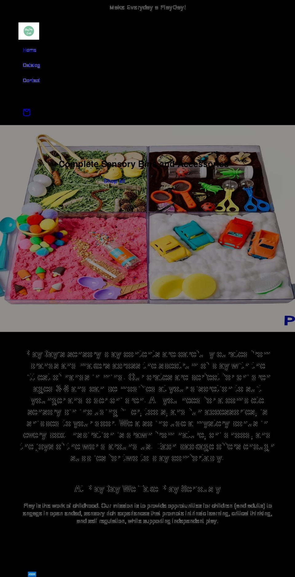 playdayshop.com shopify website screenshot