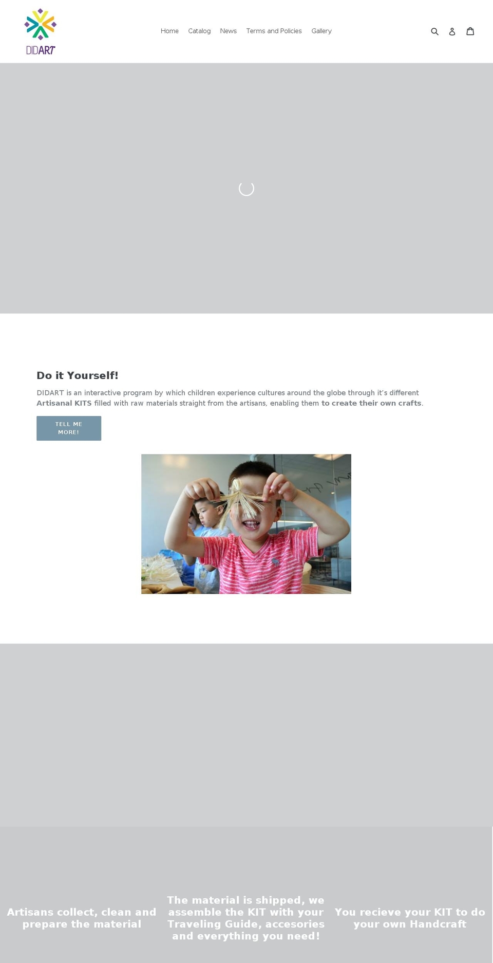 playdidart.com shopify website screenshot