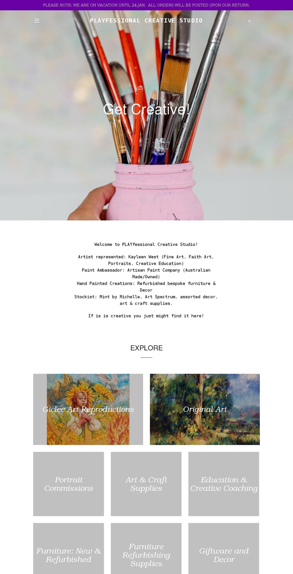 playfessional.com.au shopify website screenshot