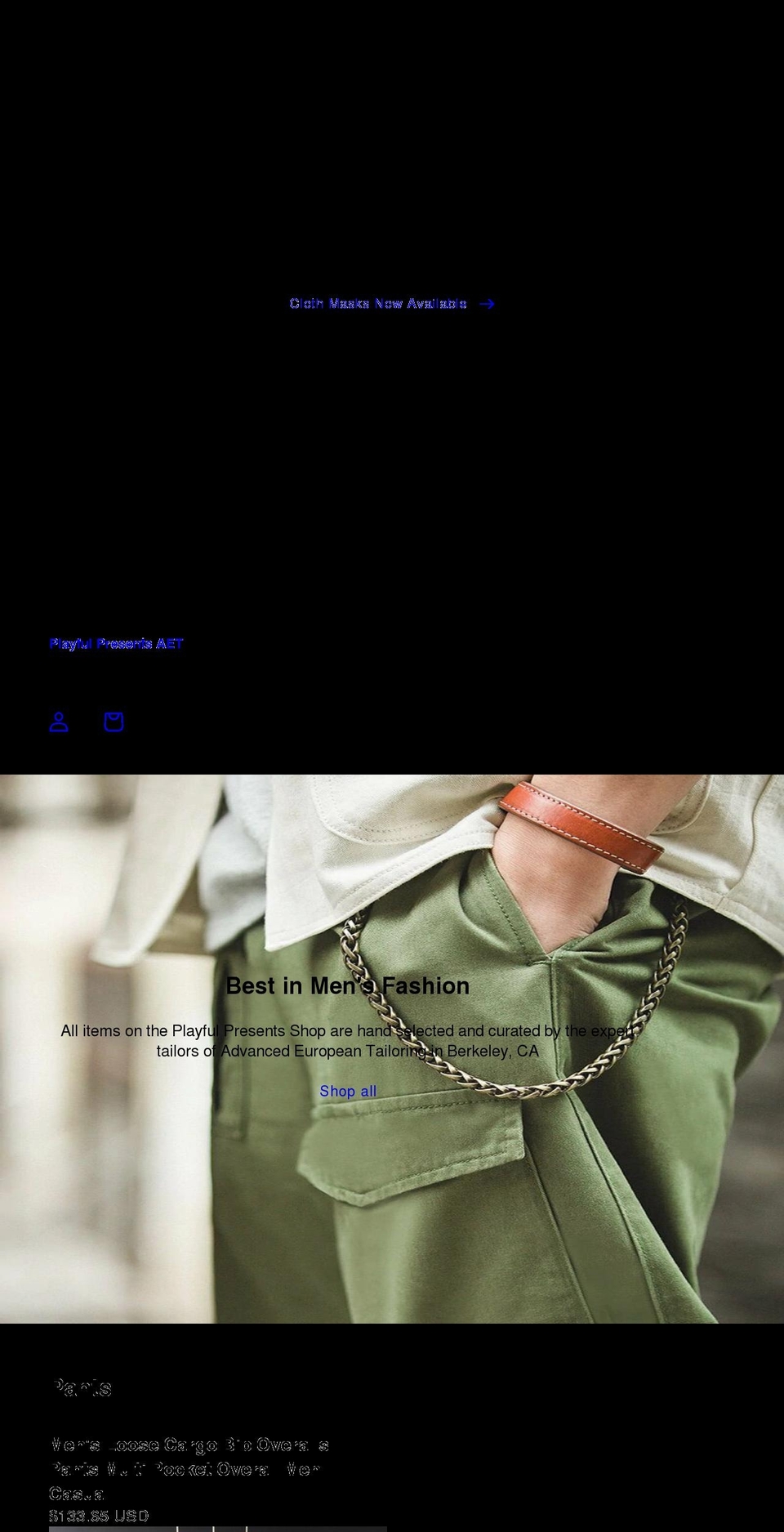 playfulpresents.com shopify website screenshot