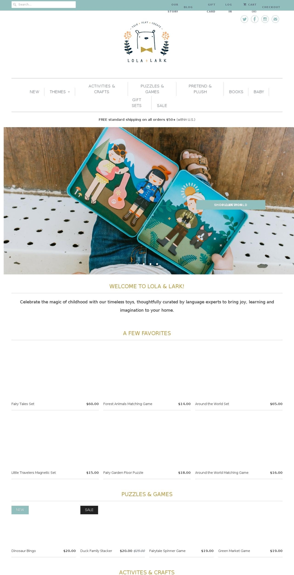 playimagined.com — Shopify storefront screenshot