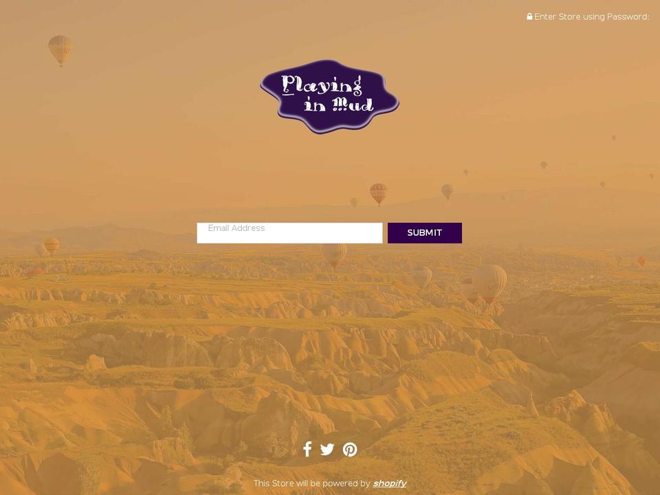 playinginmud.com — Shopify storefront screenshot