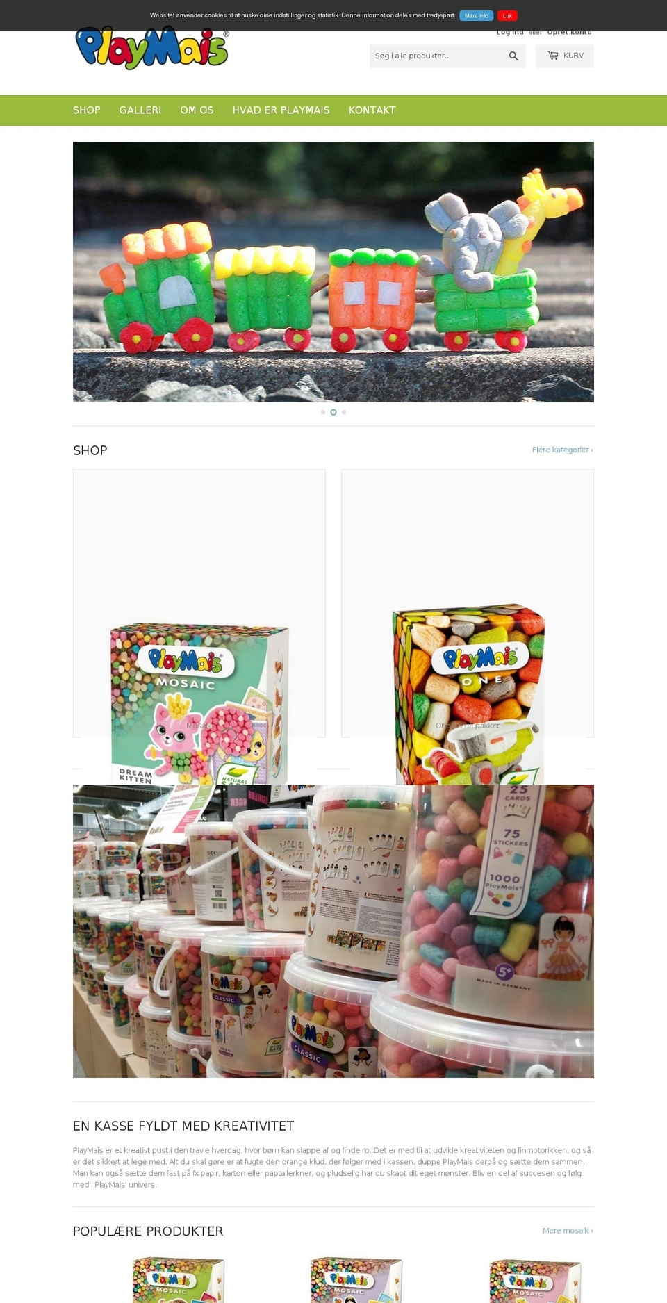 playmaisbutikken.dk shopify website screenshot