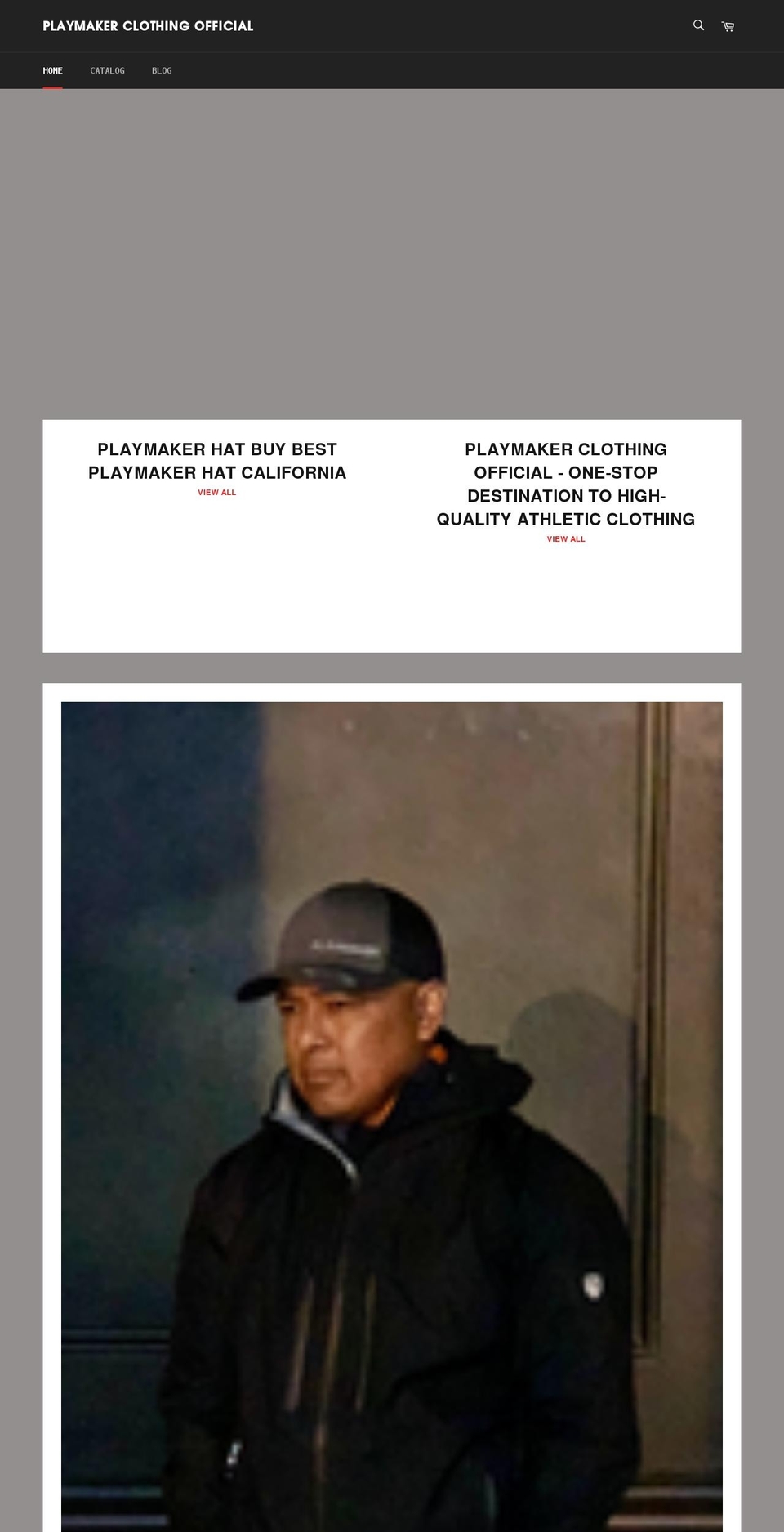 playmakerclothing.com shopify website screenshot
