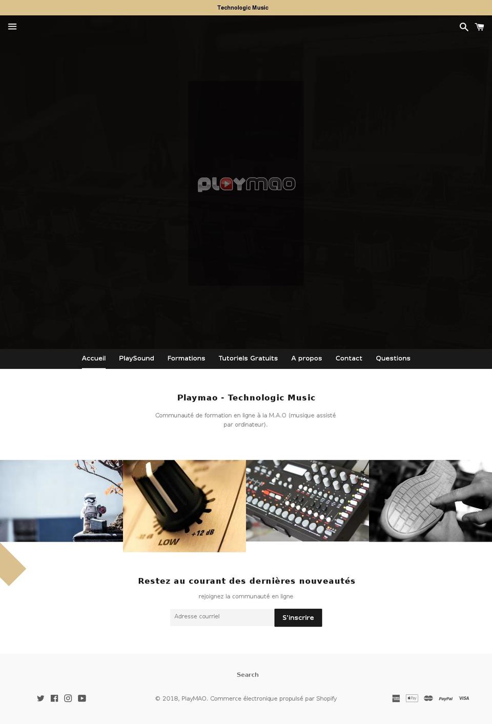 playmao.com — Shopify storefront screenshot