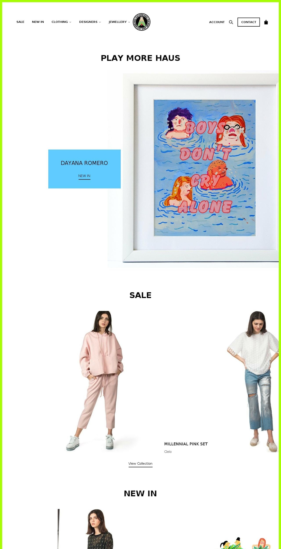 playmorehaus.com — Shopify storefront screenshot