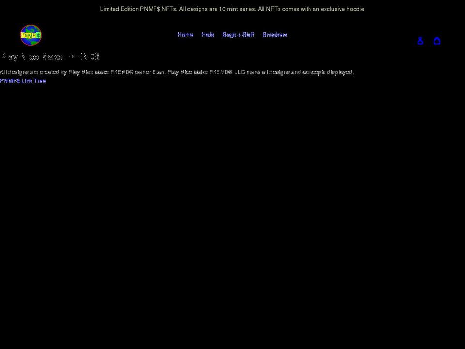 playnicemakefriends.com shopify website screenshot