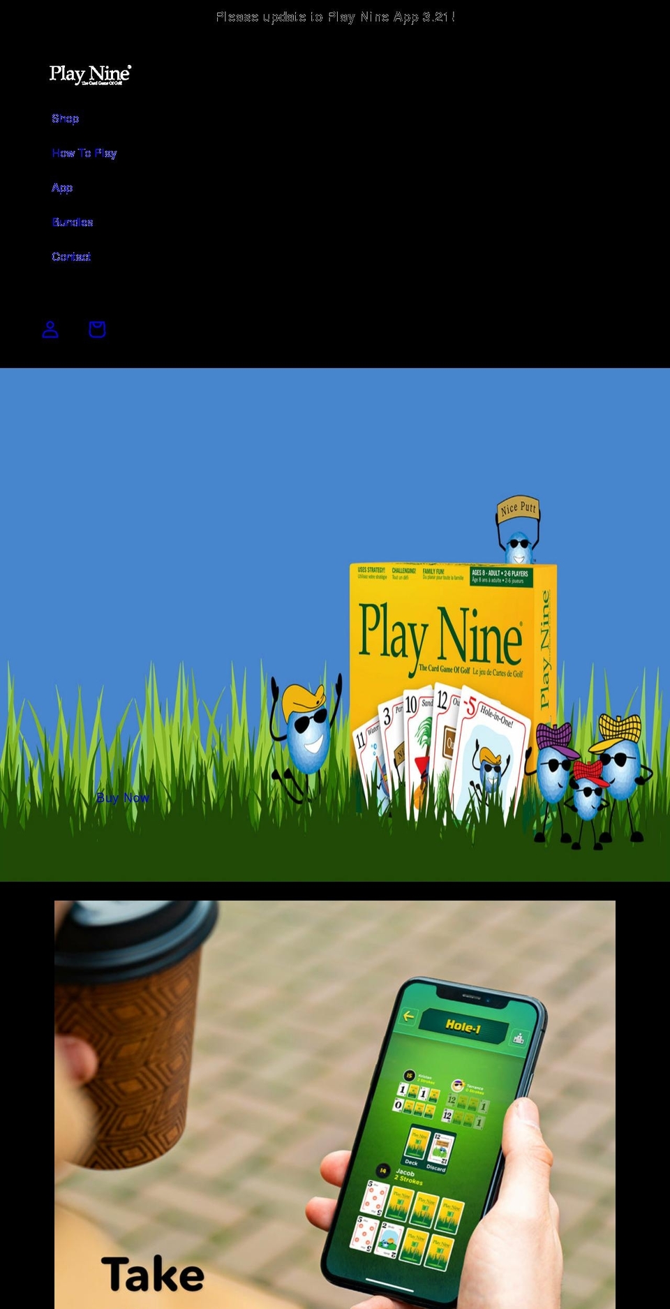 playnine.com shopify website screenshot