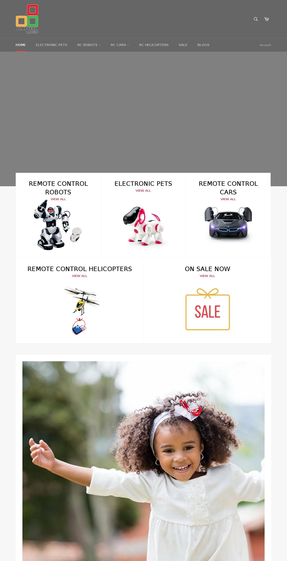 playtechlogic.com shopify website screenshot