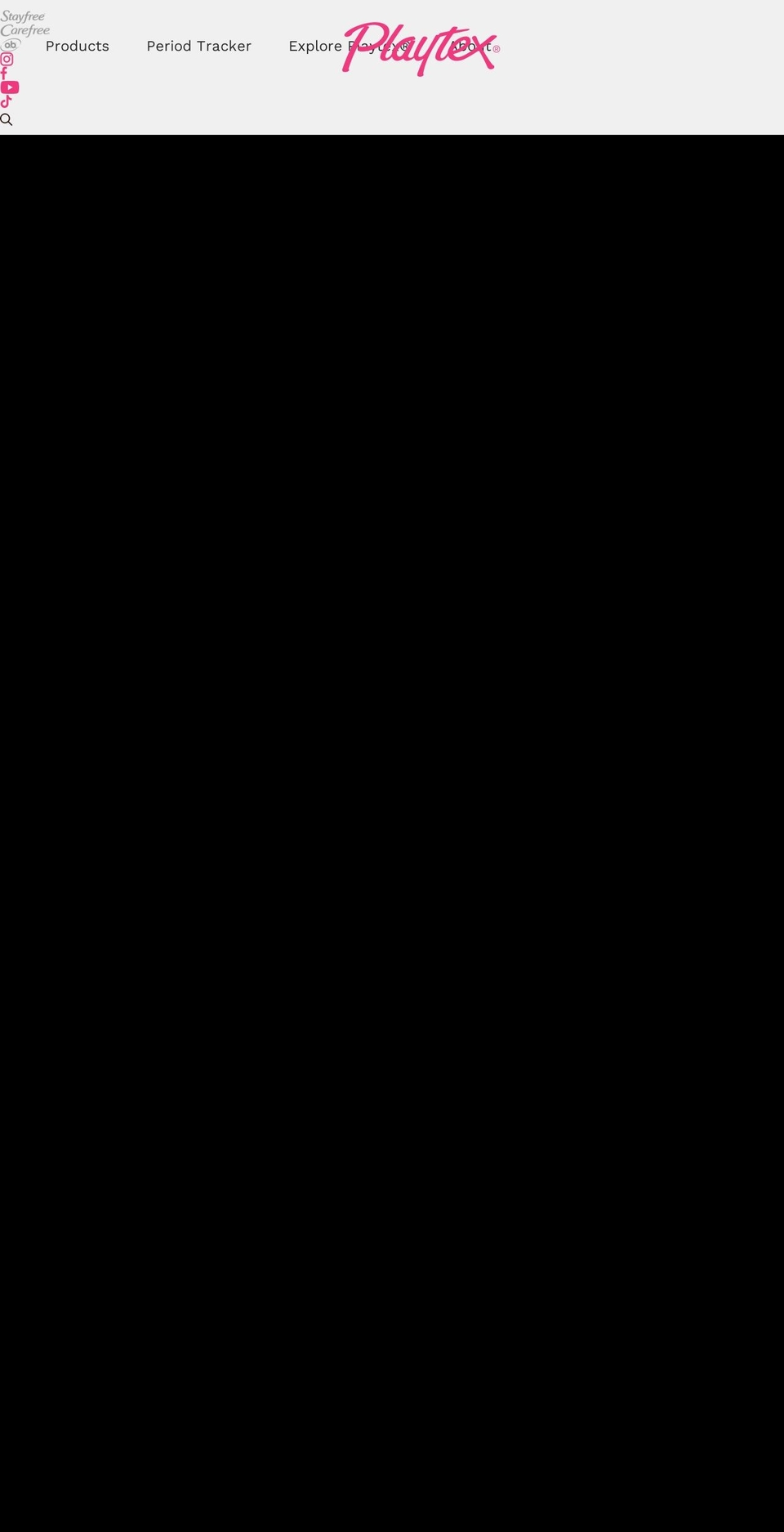 playtextampons.com shopify website screenshot