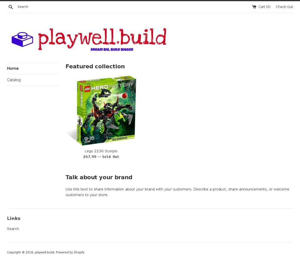 playwell.build shopify website screenshot