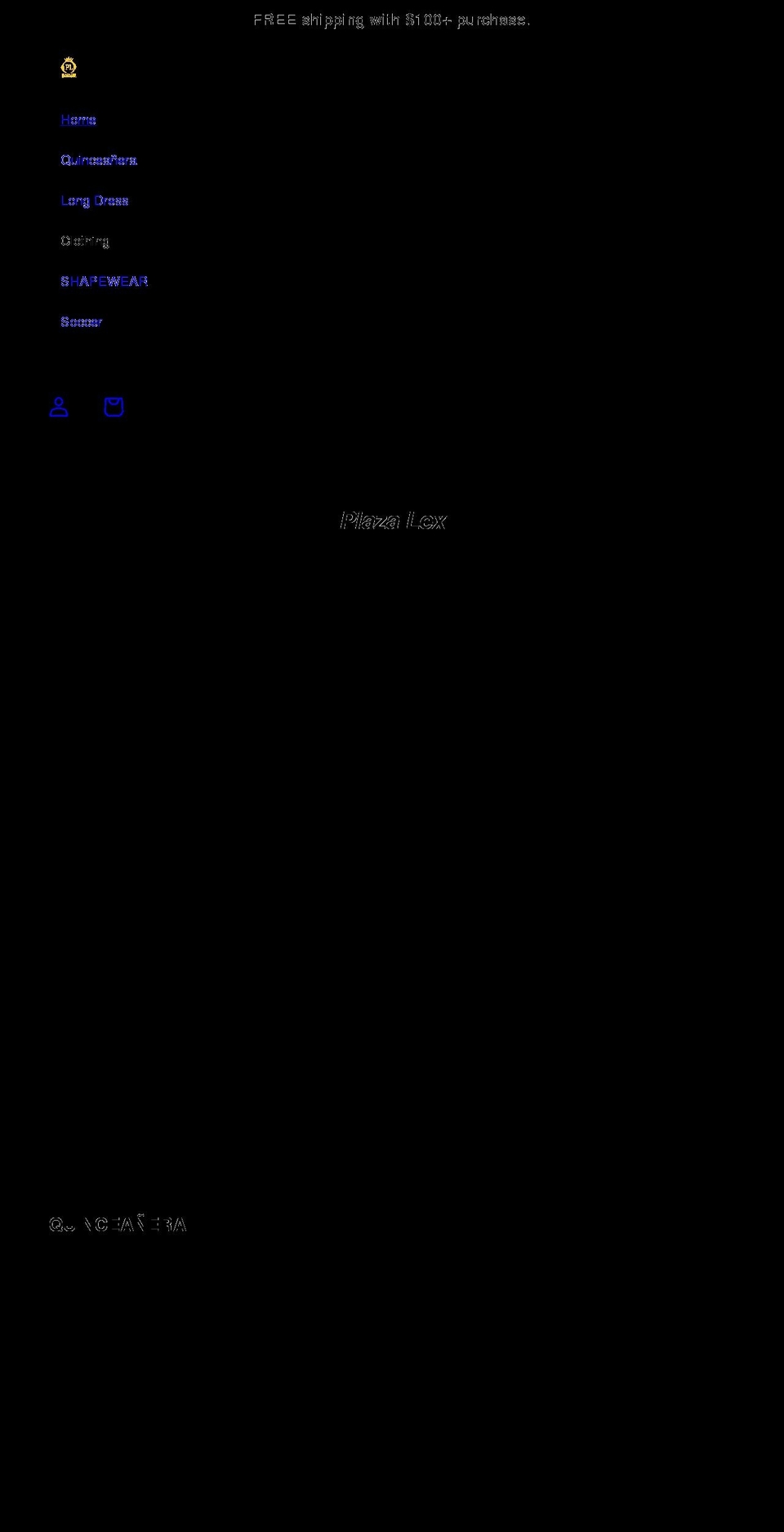 plazalex.com shopify website screenshot