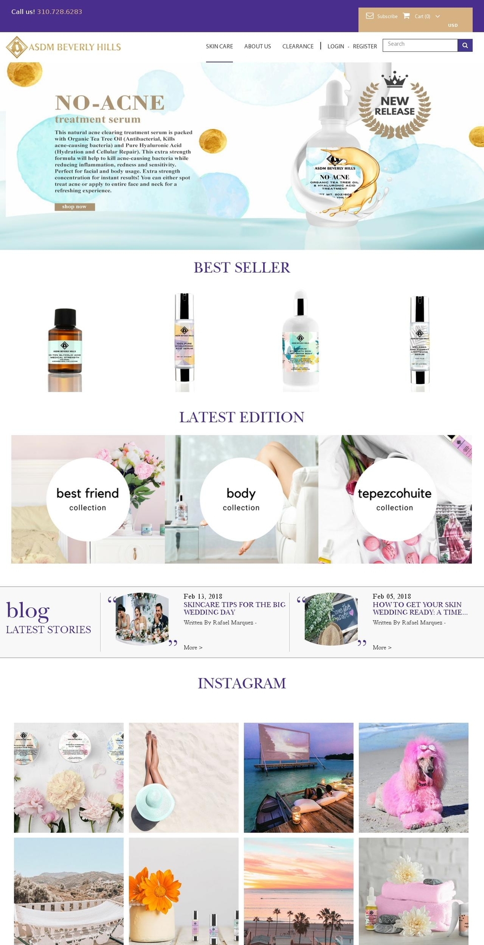 plazalindavista.com — Shopify storefront screenshot