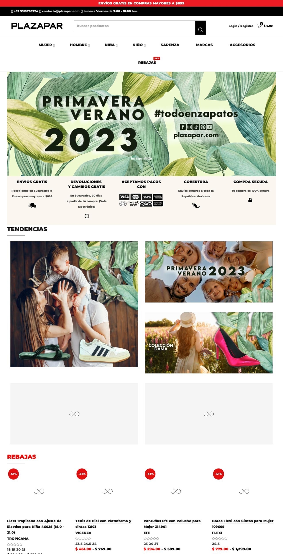 plazapar.com shopify website screenshot