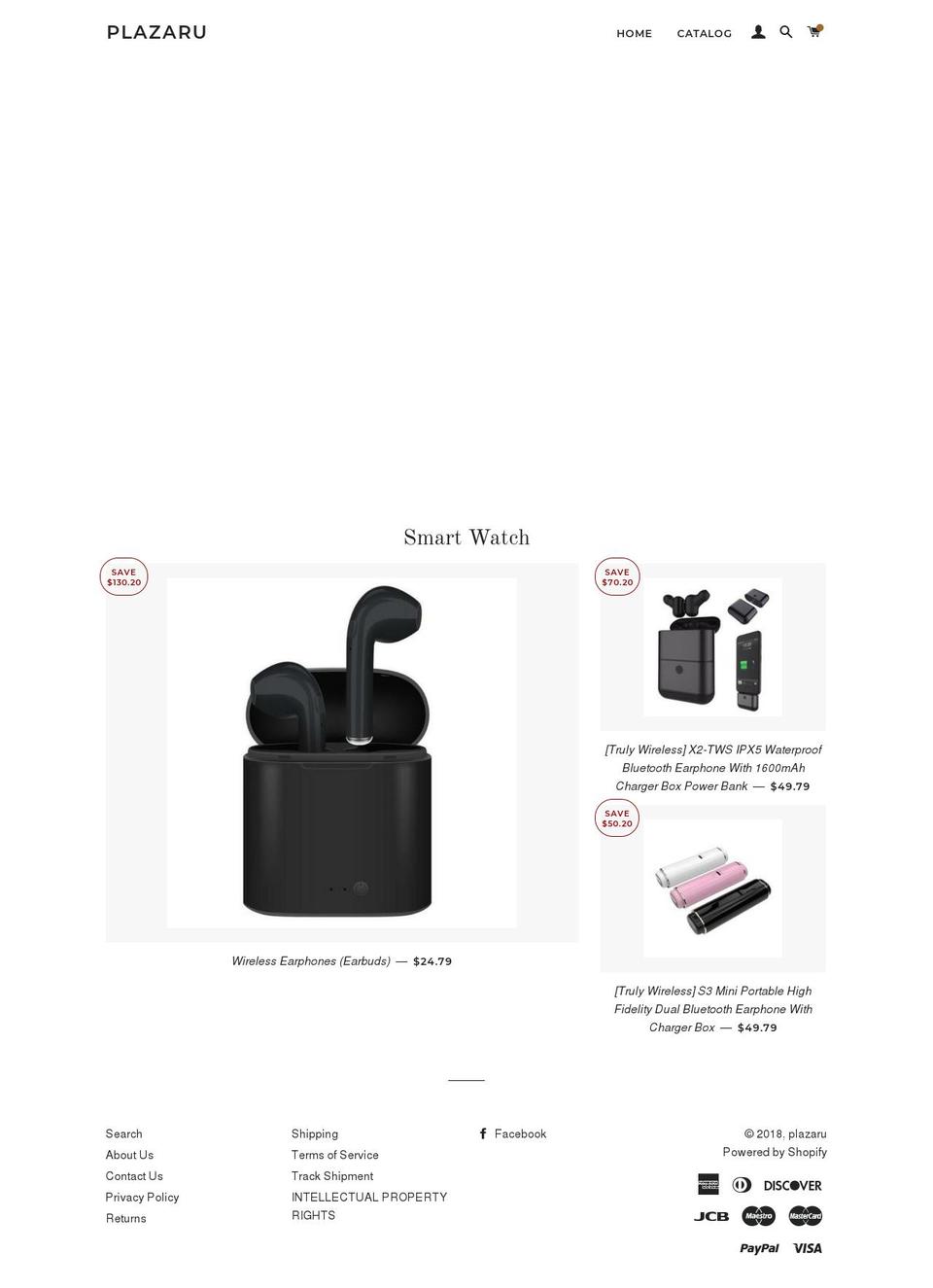 plazaru.com — Shopify storefront screenshot