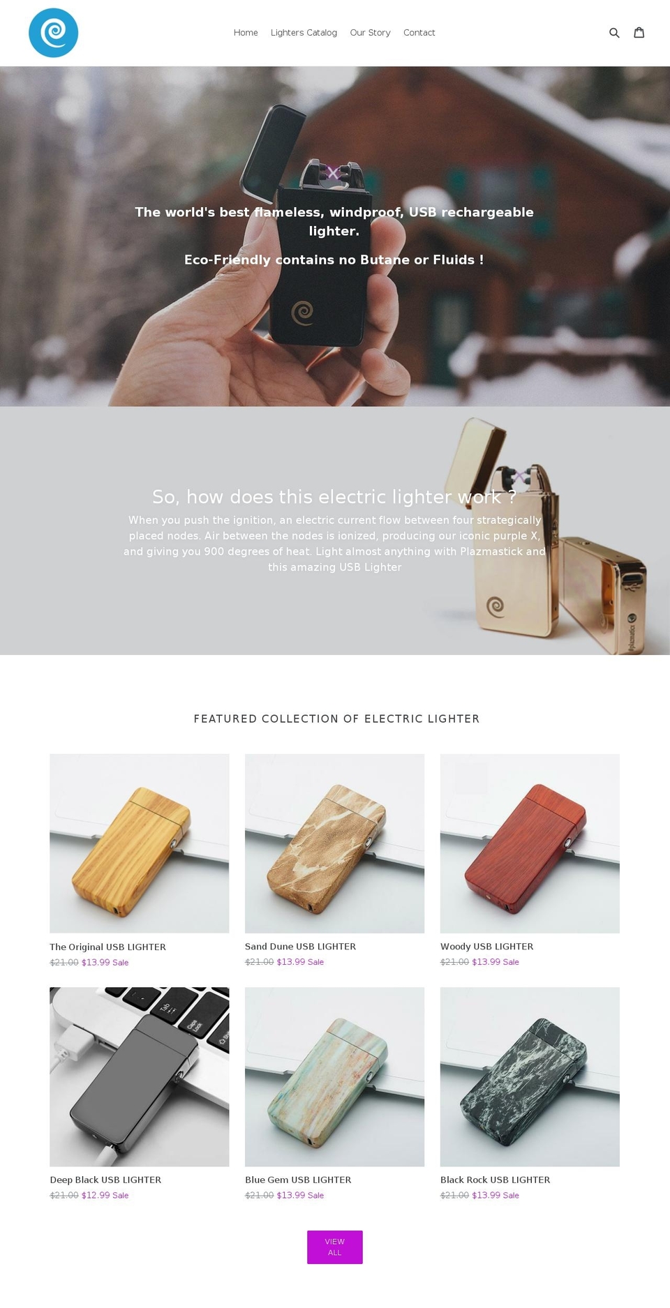 plazmastick.com — Shopify storefront screenshot
