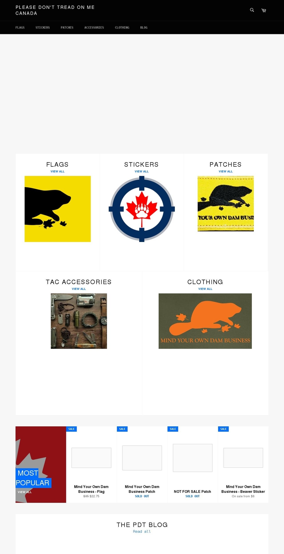 pleasedonttread.com — Shopify storefront screenshot