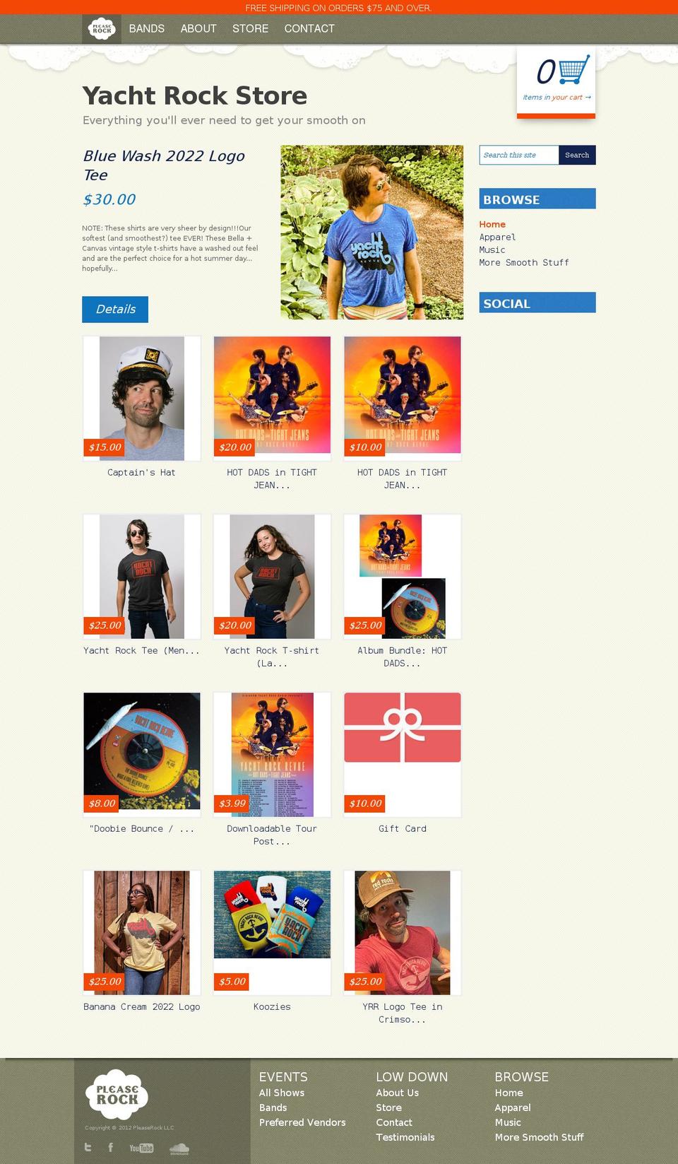 pleaserockstore.myshopify.com shopify website screenshot