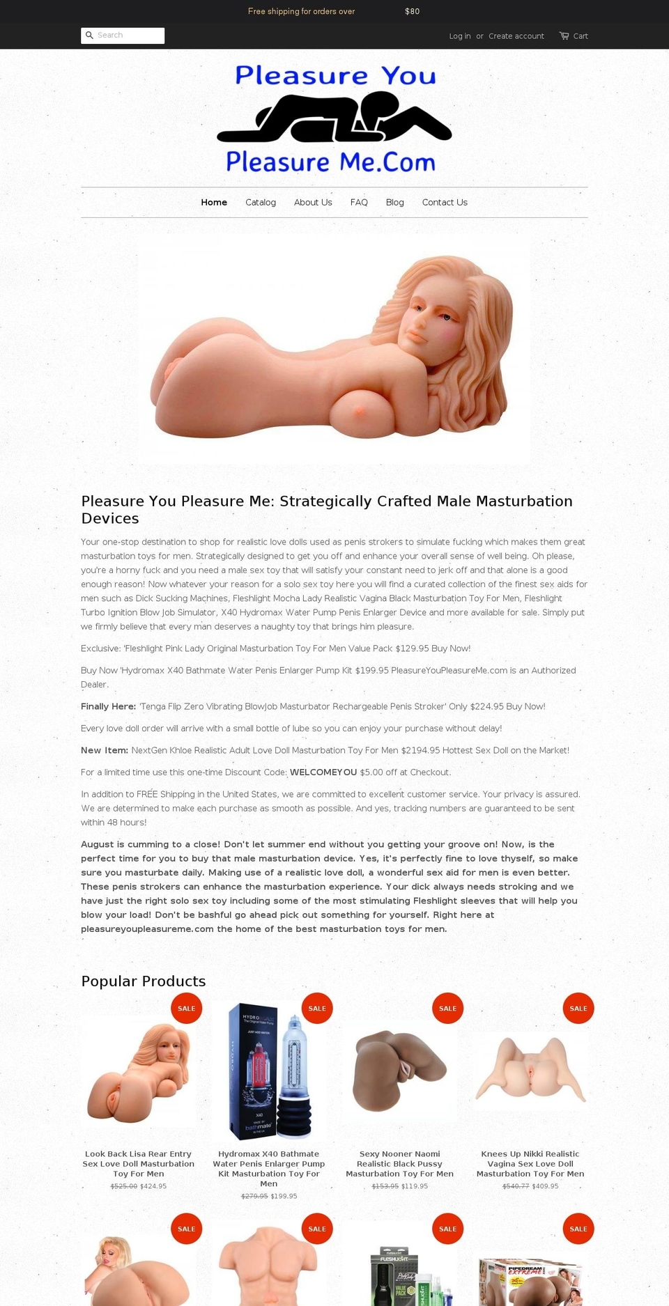 pleasureyoupleasureme.com — Shopify storefront screenshot