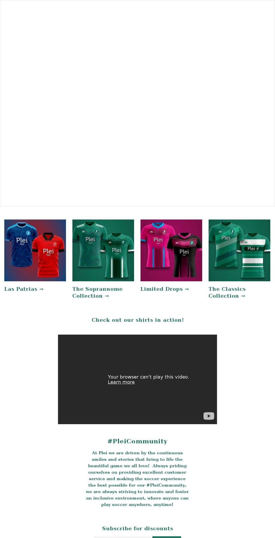 plei.shop shopify website screenshot