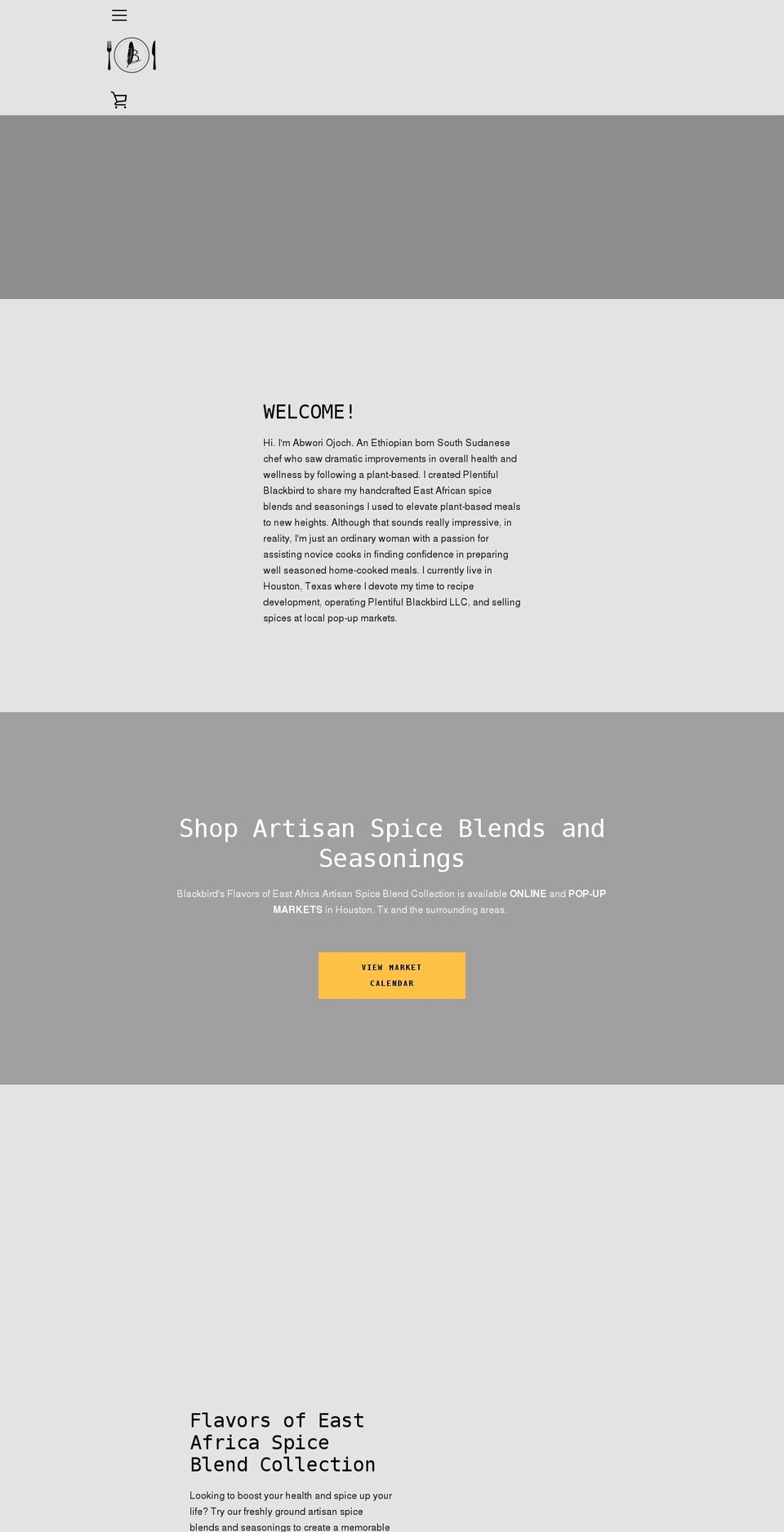 plentifulblackbird.com shopify website screenshot