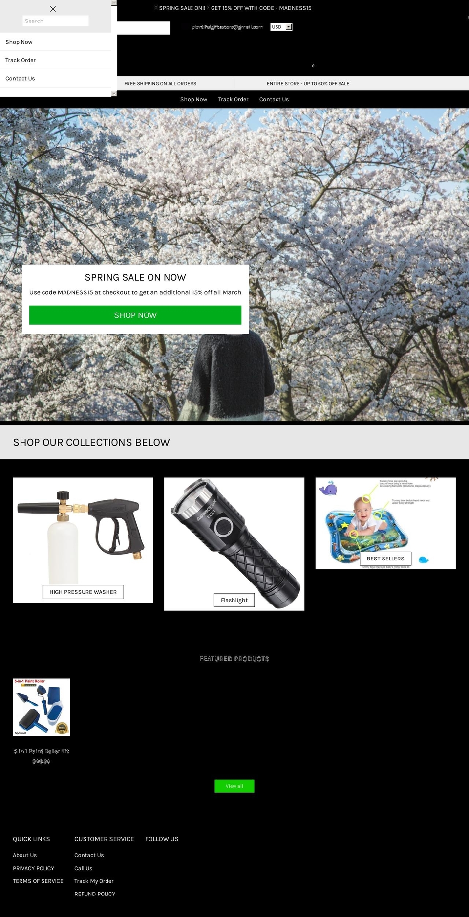 Kibo code v Shopify theme site example plentifulgifts.com