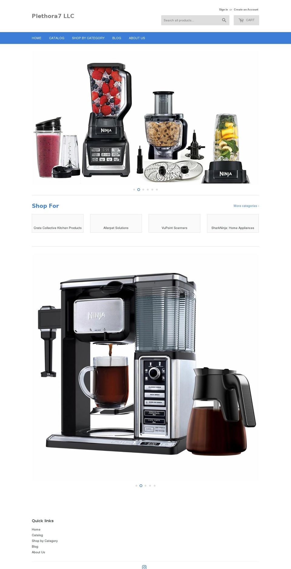 plethora7.com — Shopify storefront screenshot