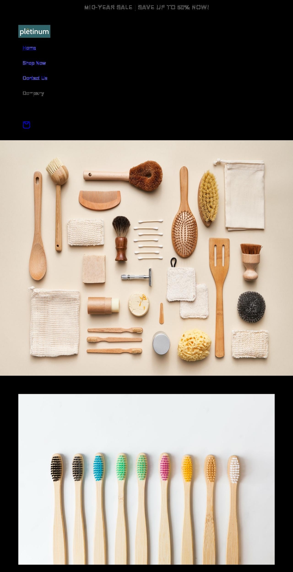 pletinum.com shopify website screenshot