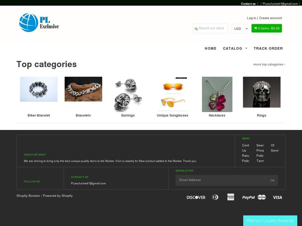 shopifybooster1-7-2 Shopify theme site example plexclusive.com