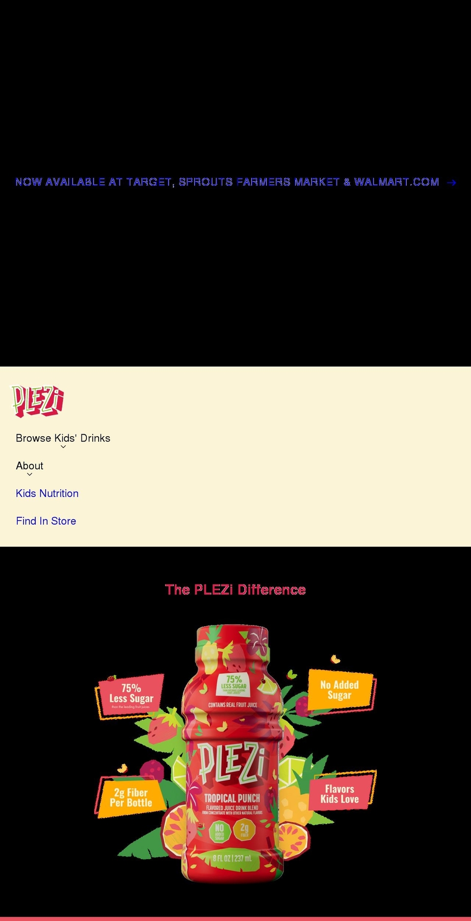 plezi.com shopify website screenshot