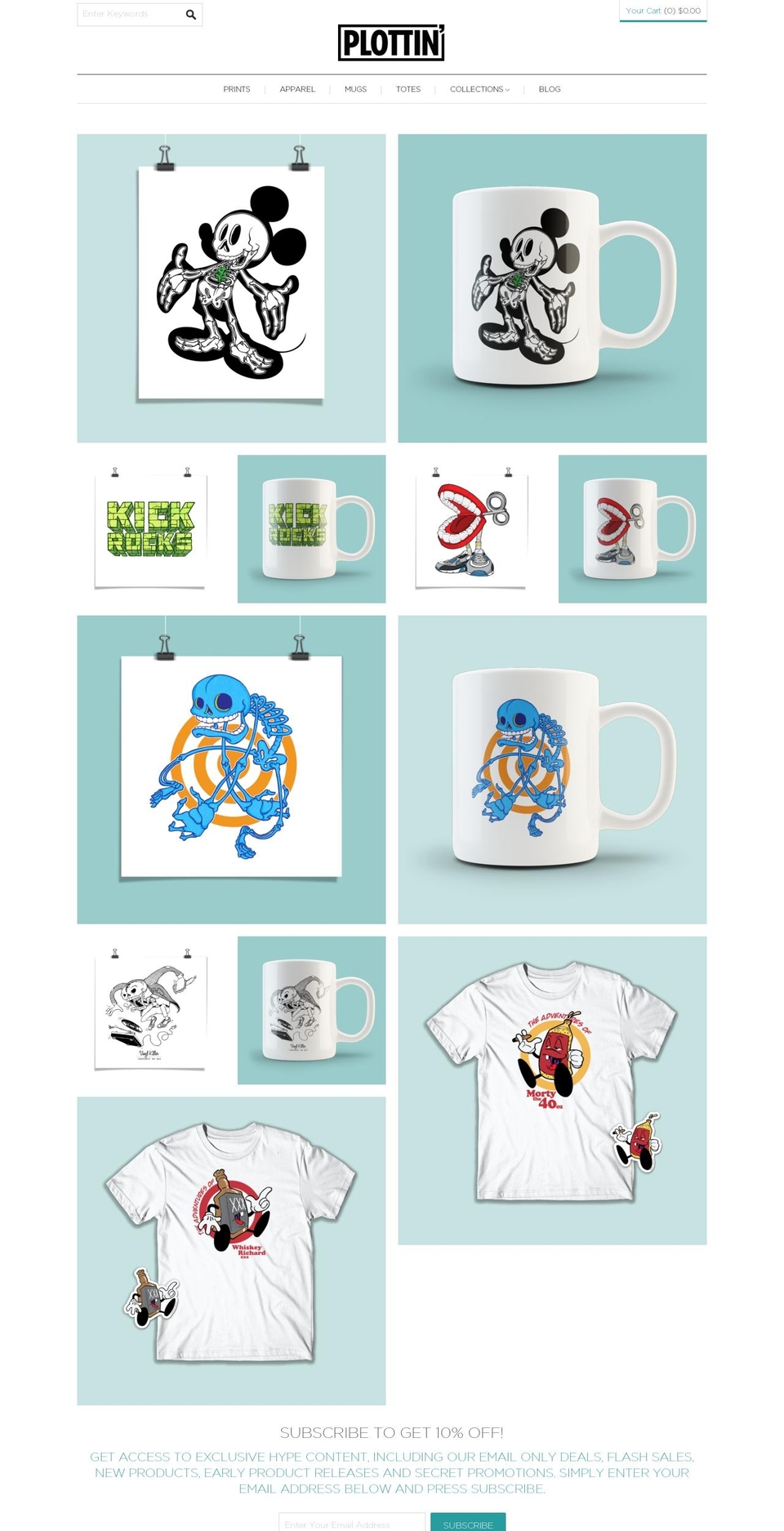 plottin.com — Shopify storefront screenshot