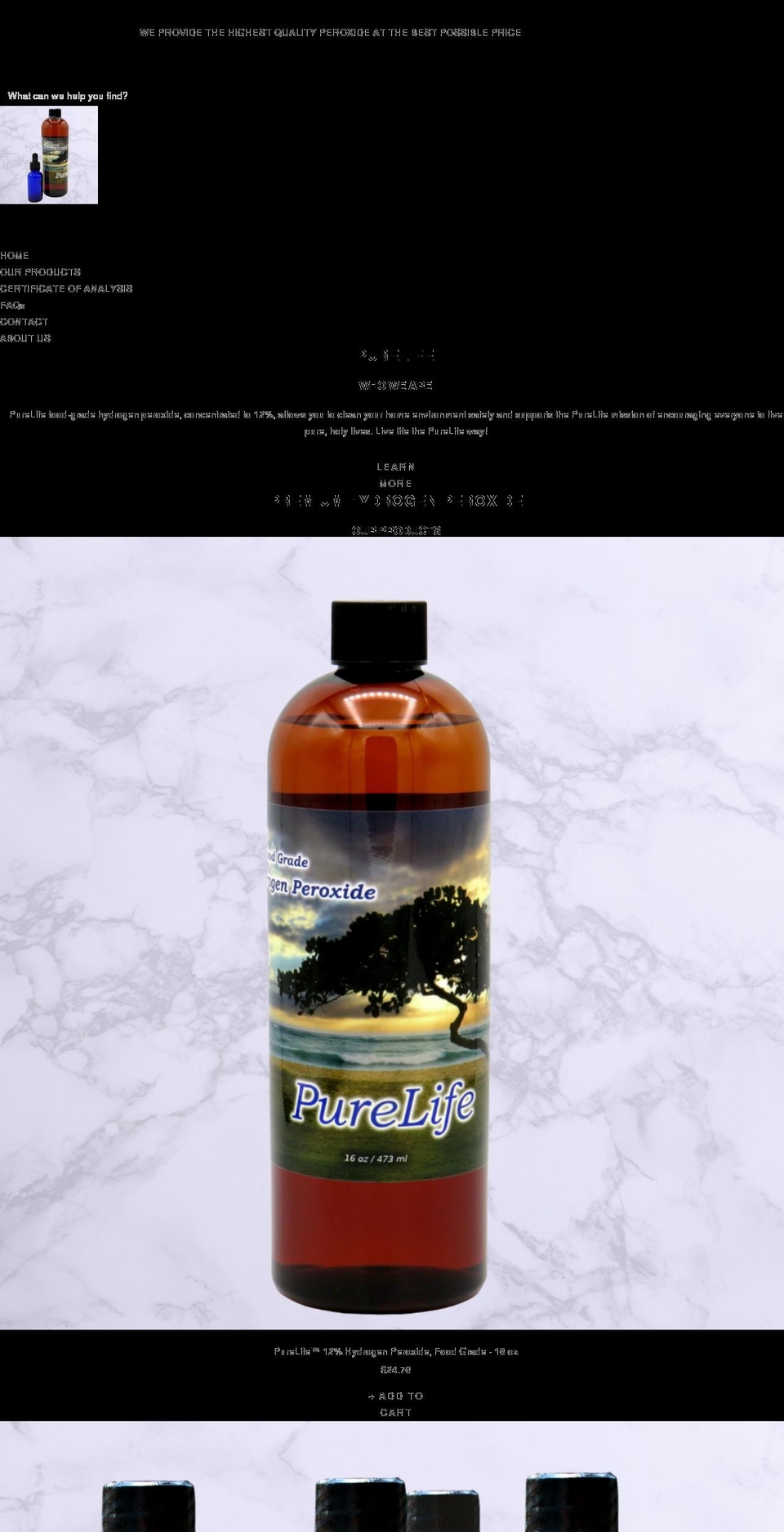 plperoxide.com shopify website screenshot