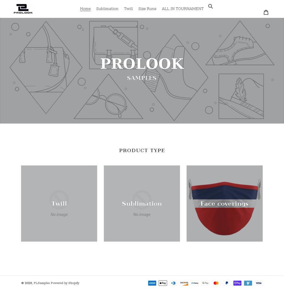 plsamples.com shopify website screenshot