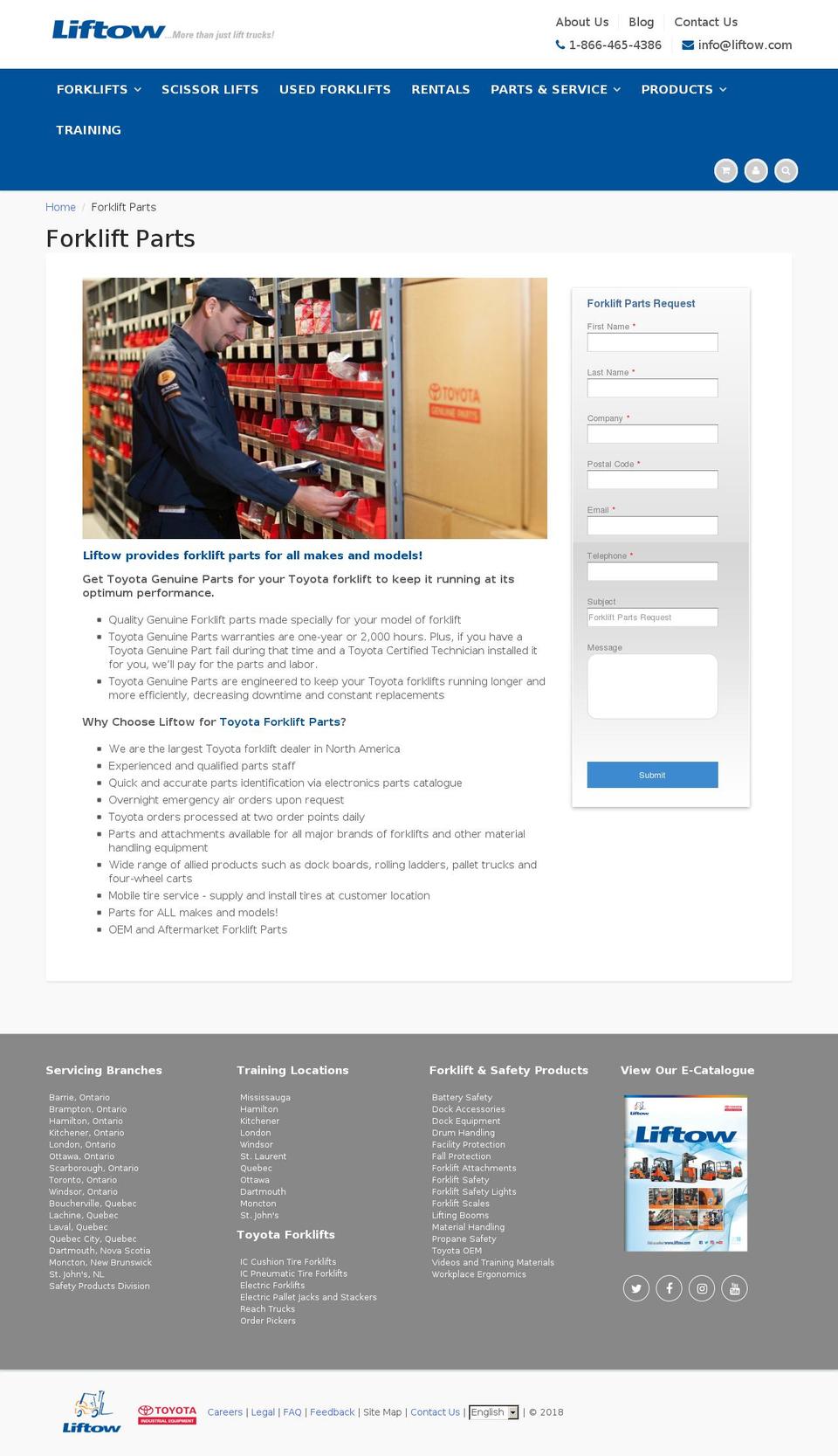 plsparts.com — Shopify storefront screenshot