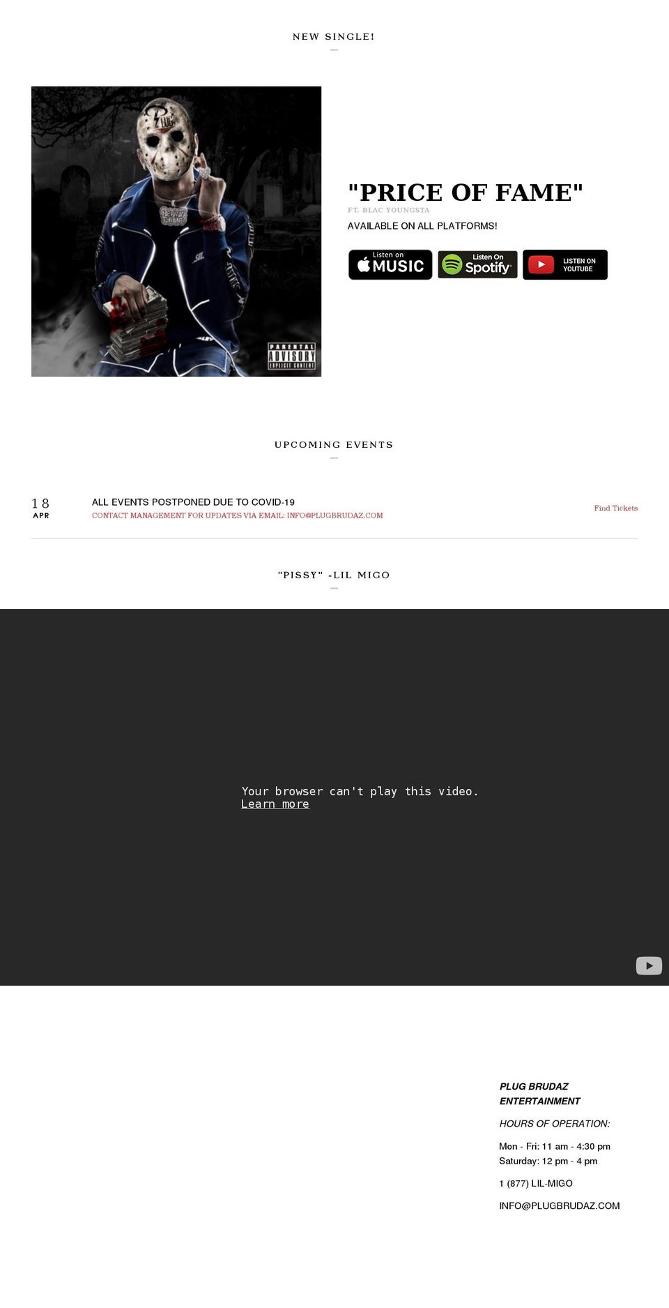 plugbrudaz.com shopify website screenshot
