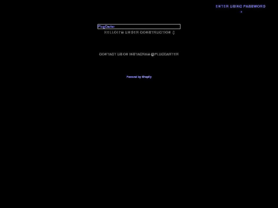 plugcarter.com shopify website screenshot