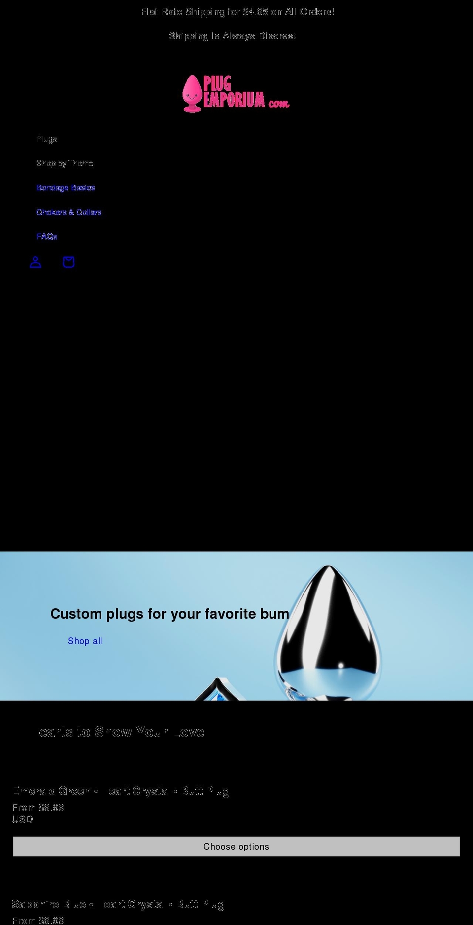 plugemporium.com shopify website screenshot